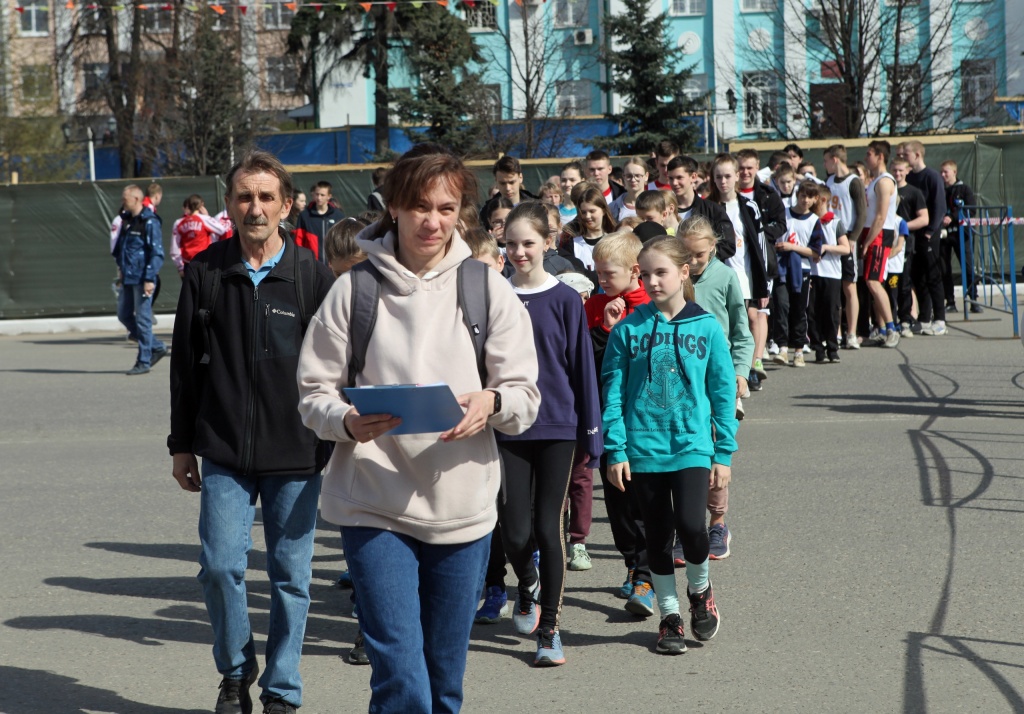 Эстафета собрала большой состав участников