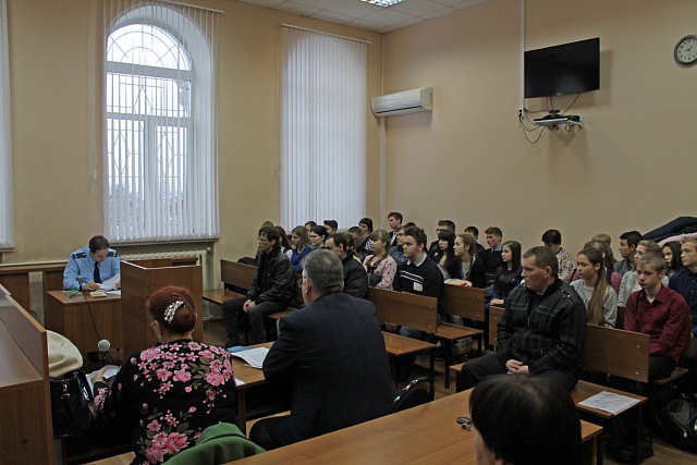 Открытый урок в "Школе полиции"