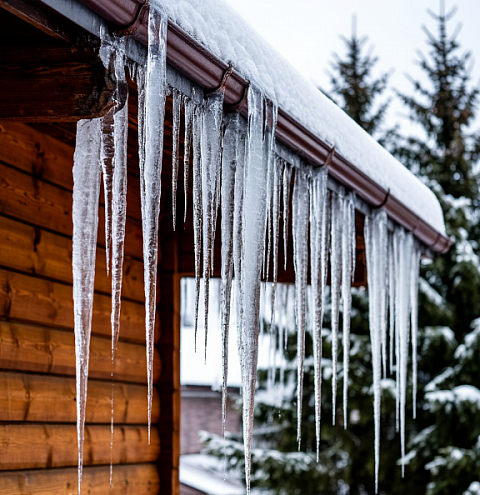 МЧС России предупреждает сход снега с крыш  -  серьезная опасность