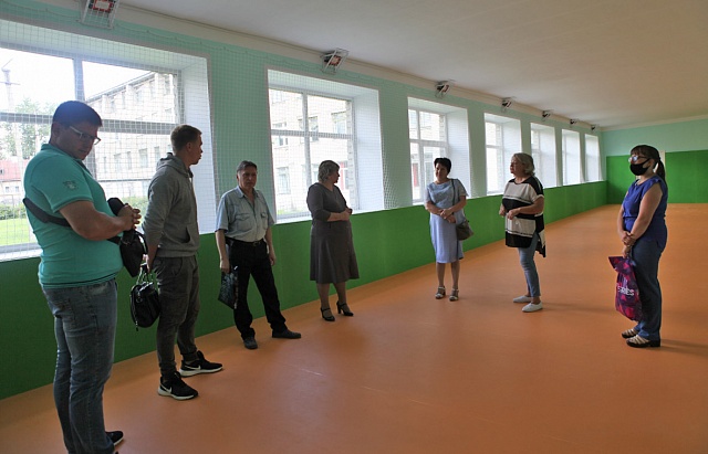 В школе №2 оборудован новый спортивный зал