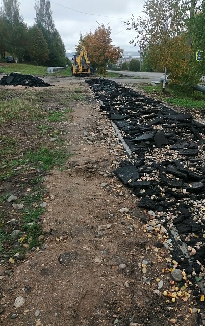 В Галиче продолжаются работы по строительству дорог и благоустройству городской территории