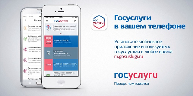 Мобильное приложение портала Госуслуг