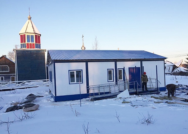  В посёлке Лопарево Галичского района завершается монтаж нового фельдшерского пункта.