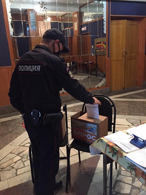 В деревне Степаново жители активно голосуют за поправки в Конституцию