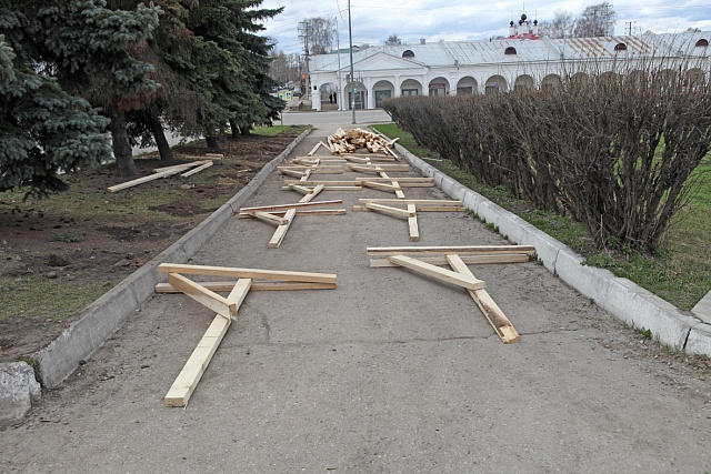 Центр Галича превращается в строительную площадку