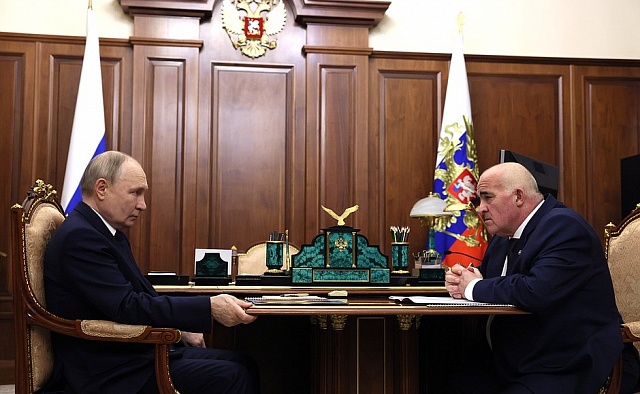 Владимир Путин встретился с губернатором области