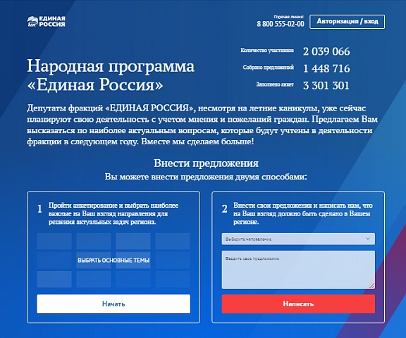 Жители города Галича Костромской области продолжают вносить предложения в народную программу «Единой России»