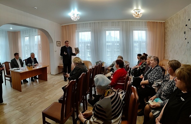 Встреча с председателями первичных ветеранских организаций района.